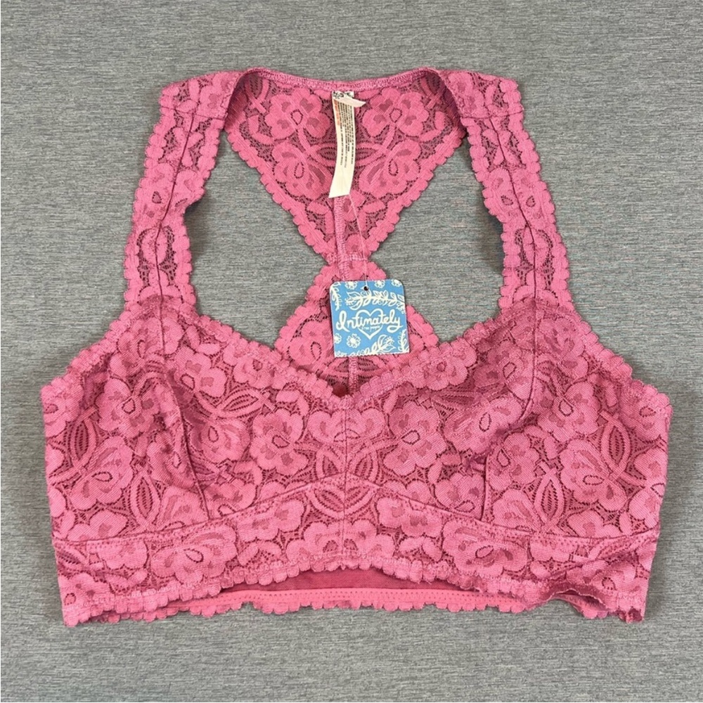 Free People Mauve Pink Lace Bralette